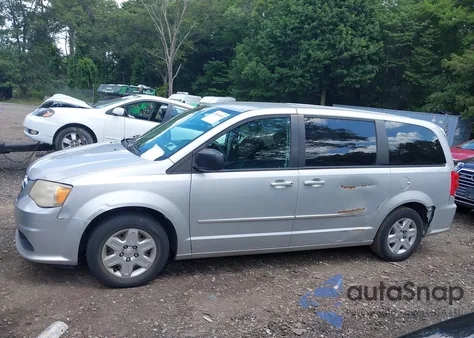 2012 Dodge Grand Caravan Se/Avp из США, поврежденный, VIN 2C4RDGBG7CR234127